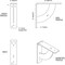 Ekena Millwork Bulwark Steel Bracket, Antiqued Pewter 2"W x 8"D x 8"H BKTM02X08X08BUAPW - alternate 10
